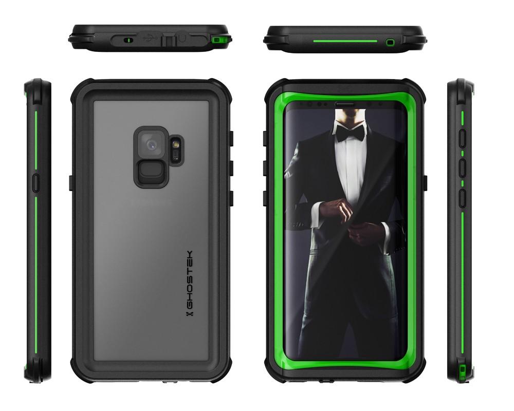 Galaxy S9 Rugged Waterproof Case | Nautical Series [Green]