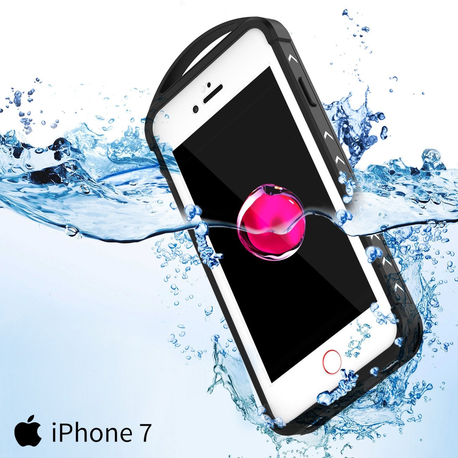 iPhone 8 Waterproof Case, Punkcase ALPINE Series, CLEAR | Heavy Duty Armor Cover